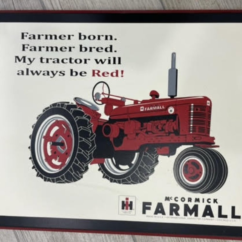 Wooden Tractor Sign